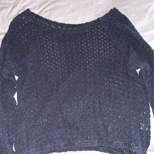 Loose-fit Black Knit Sweater